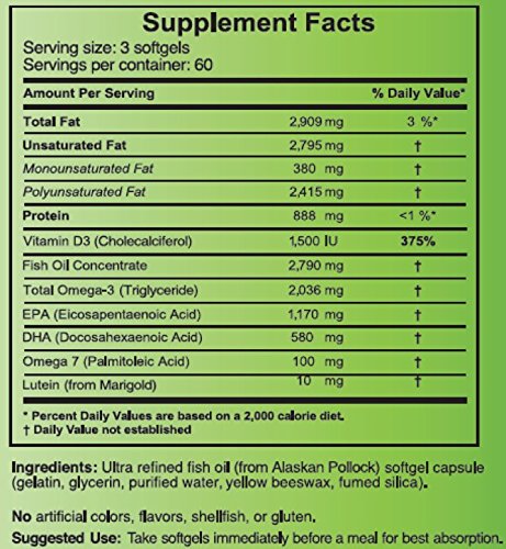 Formulated for Dry Eyes with Triglyceride Ultra Pure Omega-3, Omega-7, Lutein and D3 and a Dry Eye Compress - Image 4