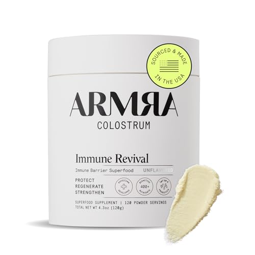 ARMRA Colostrum™ Powder | Unflavored | Gut Health & Bloating | Skin & Hair | Immunity | Keto,