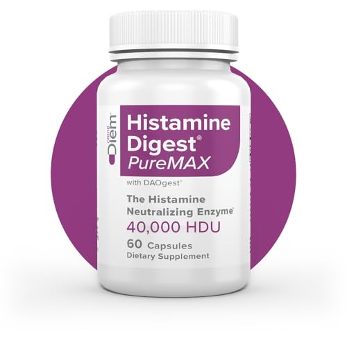 Omne Diem Histamine Digest PureMAX with DAO – Diamine Oxidase Supplement for Food Related Histamine
