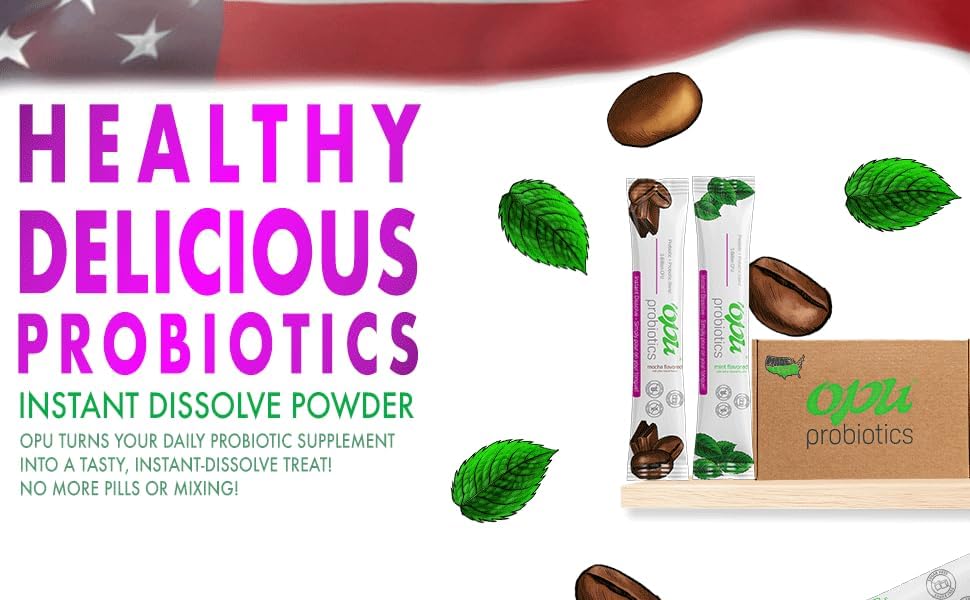 'Opu Probiotics Mint Instant-Dissolve - One Month Supply - 5 Billion CFU's - Men, Women & Children w/Prebiotics Sugar Free, Gluten Free, Non GMO - Image 5