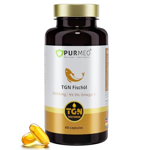 Pure Triglyceride Omega 3, Wild Caught Deep Sea Fish Oil 1000mg – 400% Higher Absorption &