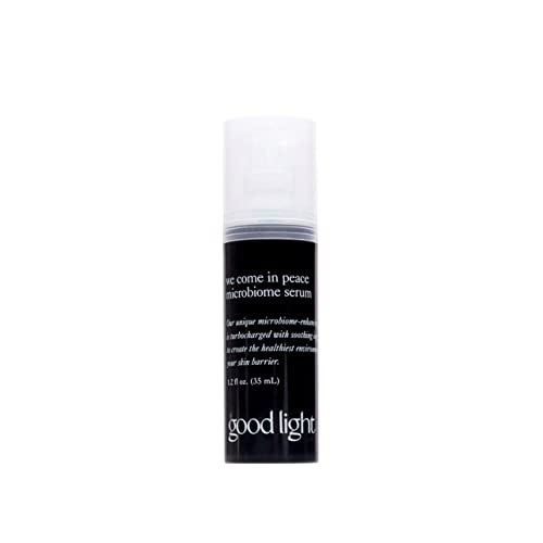 good light We Come in Peace Microbiome Serum. Brightening Face Serum with Probiotic Extract, Bakuchiol,