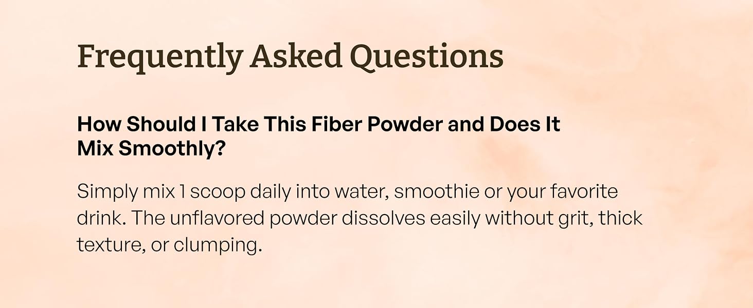 prebiotic fiber