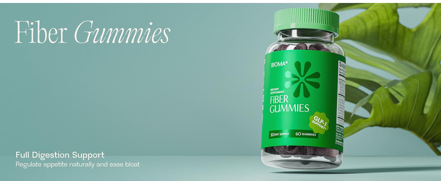 fiber gummies bioma supplement