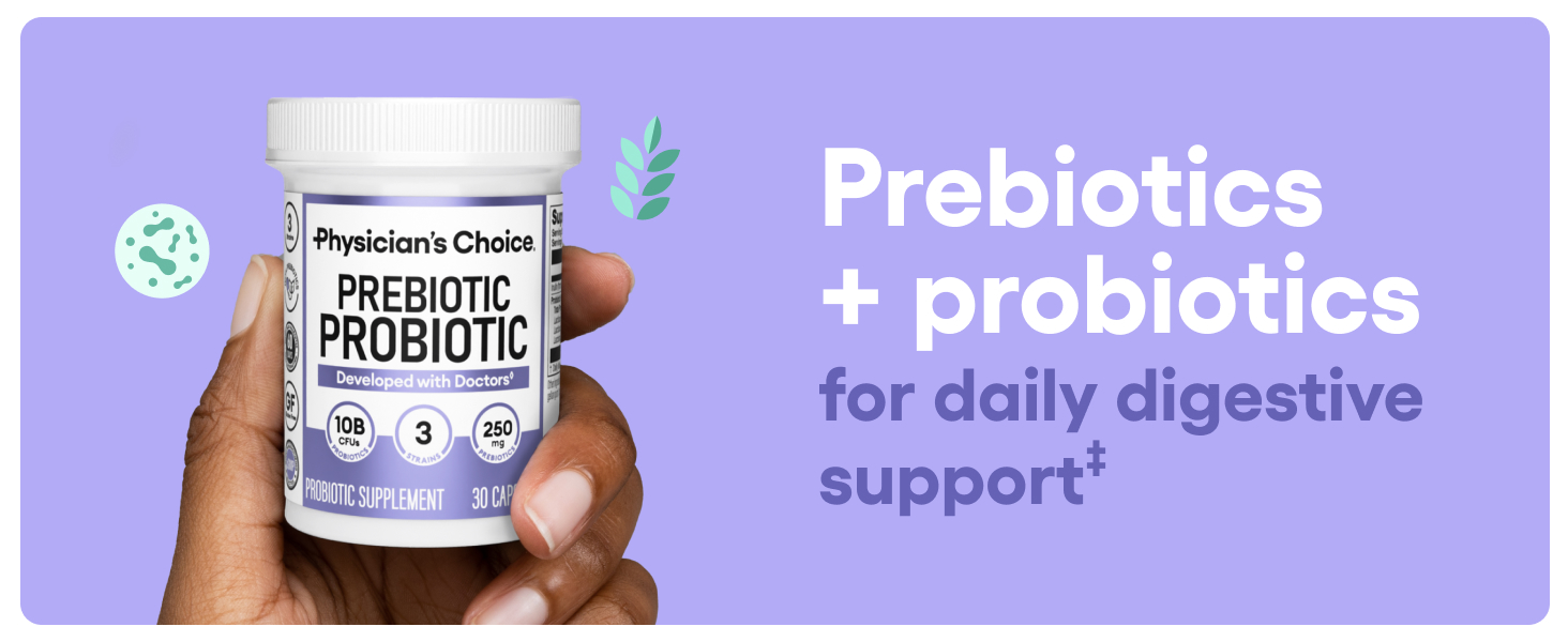 prebiotics + probiotics