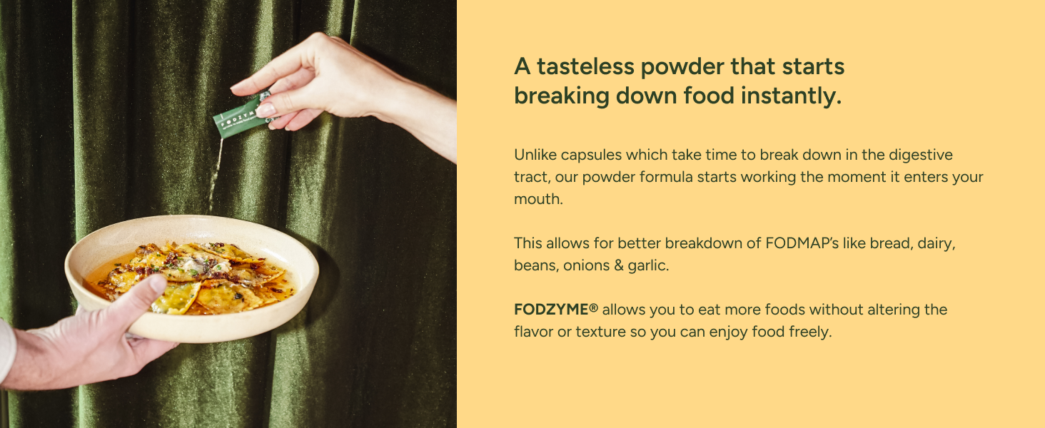digestive enzyme, digestion support, FODMAP