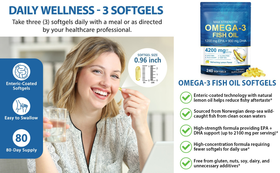 Omega-3 Fish Oil 4200mg