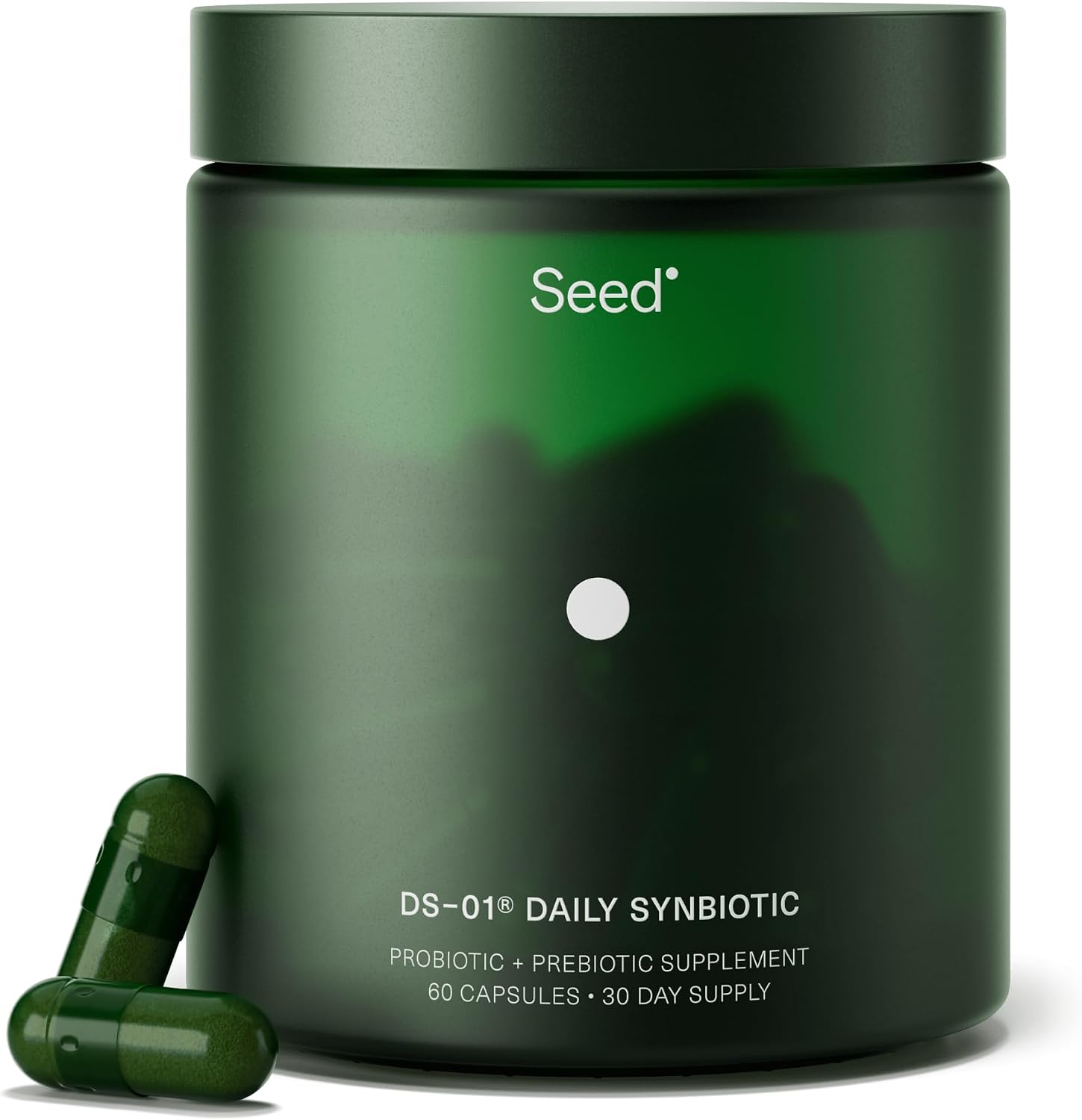 Seed DS-01 Daily Synbiotic – Adult Probiotic + Prebiotic – 30-Days with Jar