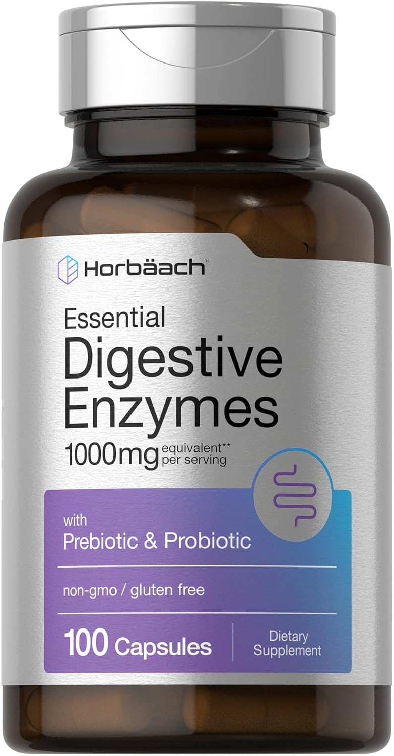 Horbäach Essential Digestive Enzymes | 100 Capsules