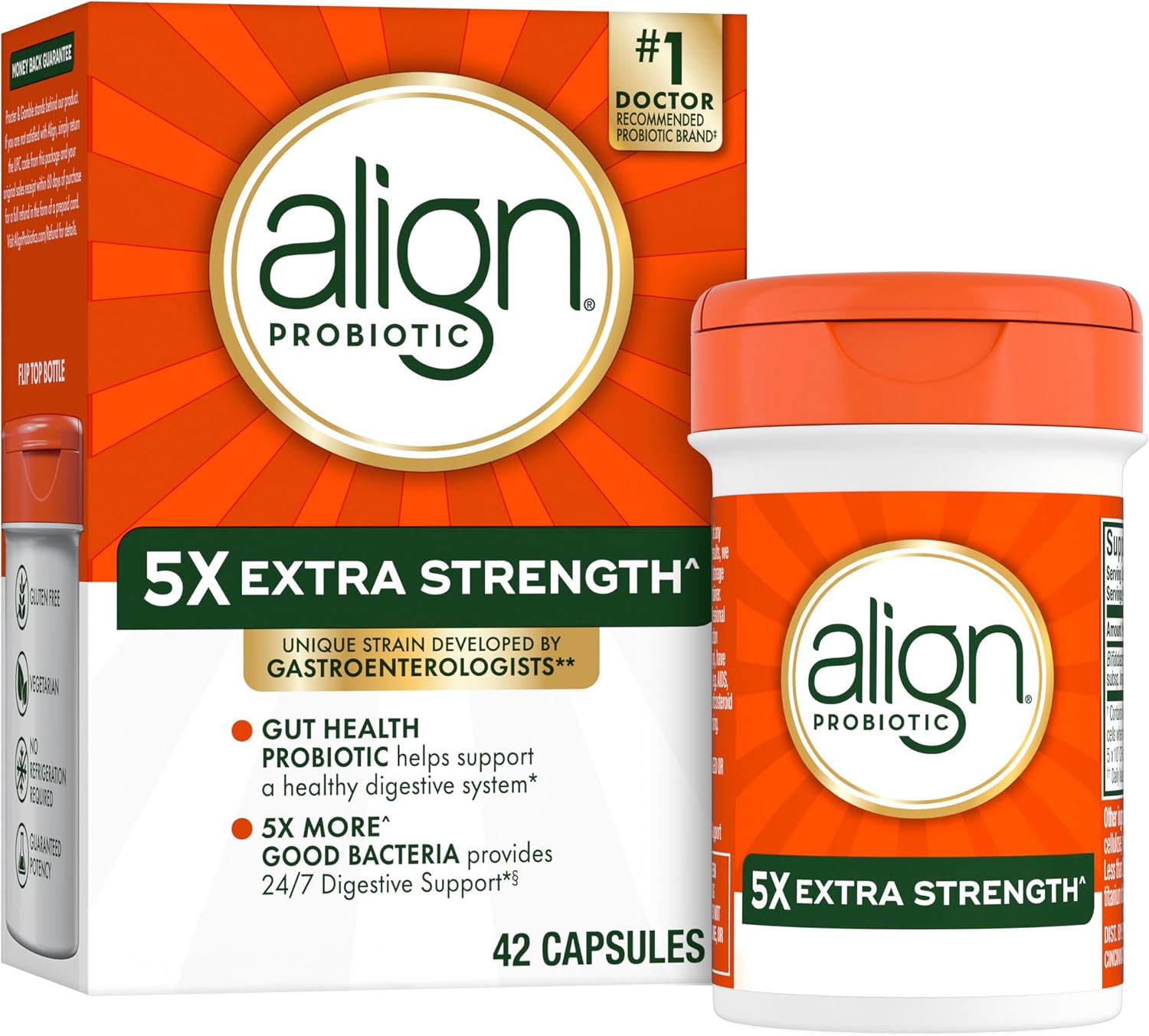 Align Probiotic, Extra Strength, Probiotics for Women and Men, Probiotics for Men, Probiotic Capsules