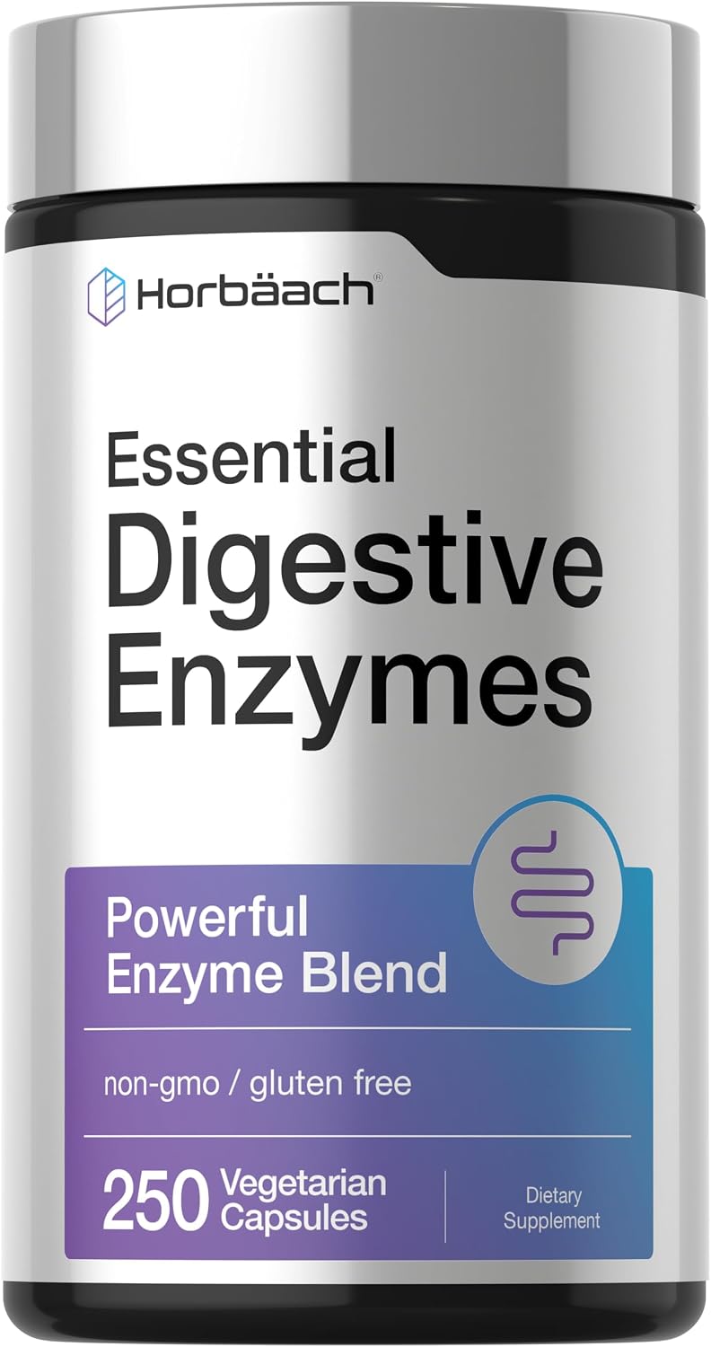 Horbäach Essential Digestive Enzymes | 250 Capsules