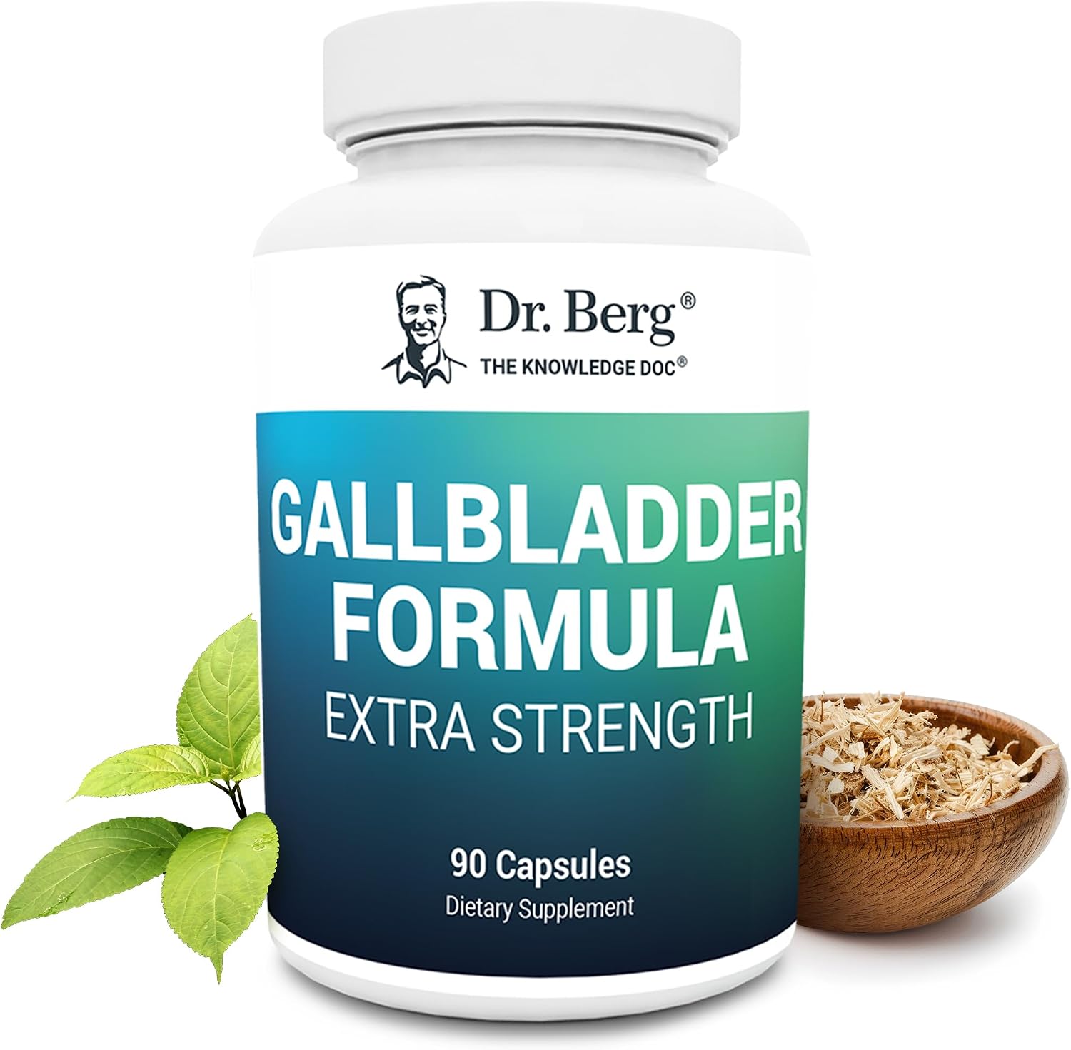 Dr. Berg Gallbladder Formula Extra Strength – with Ox Bile Powder and Conjugated Bile Acid –