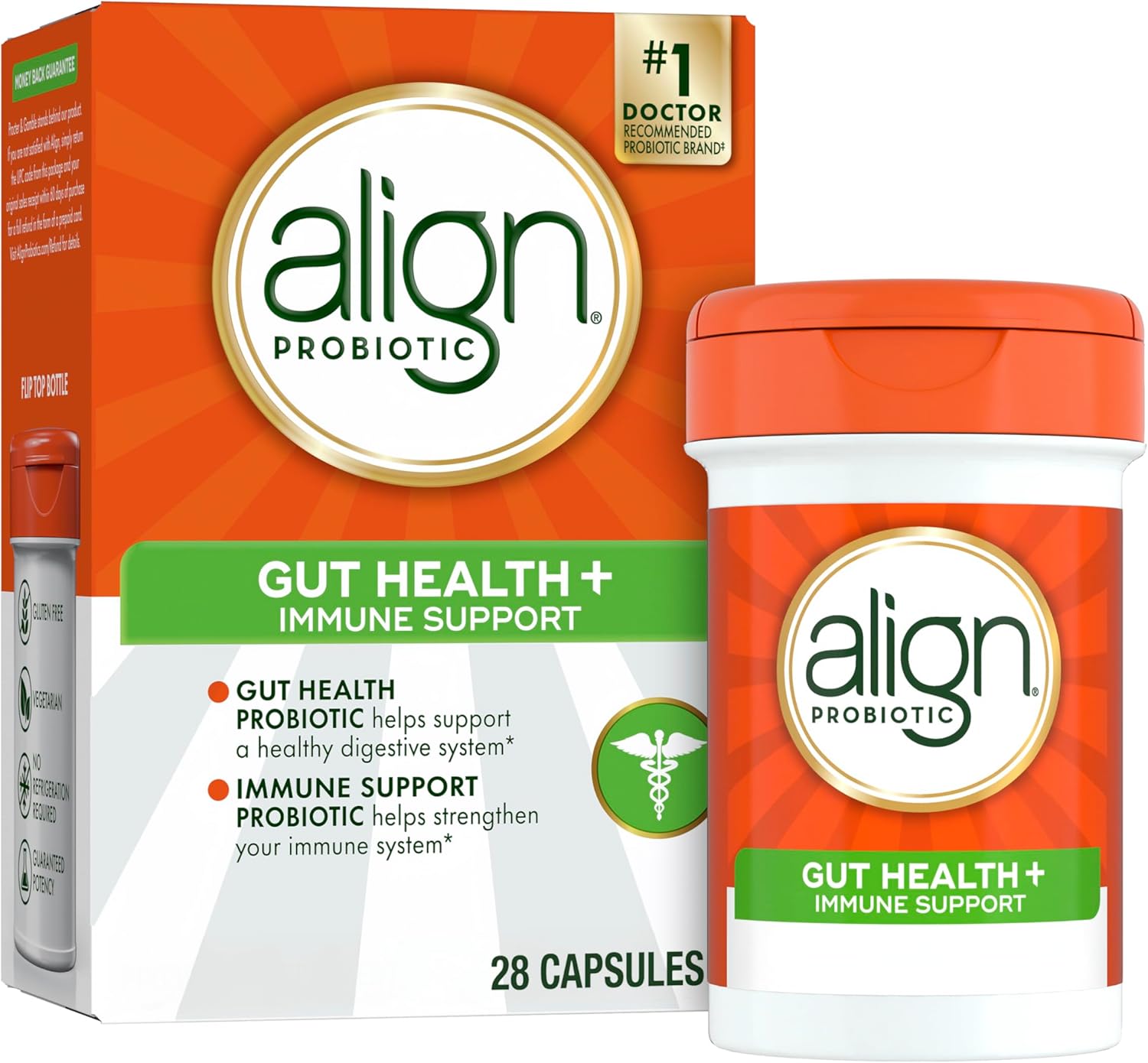 Align Probiotic, Gut Health + Immune Support Probiotic, Probiotics for Women and Men, Probiotics for