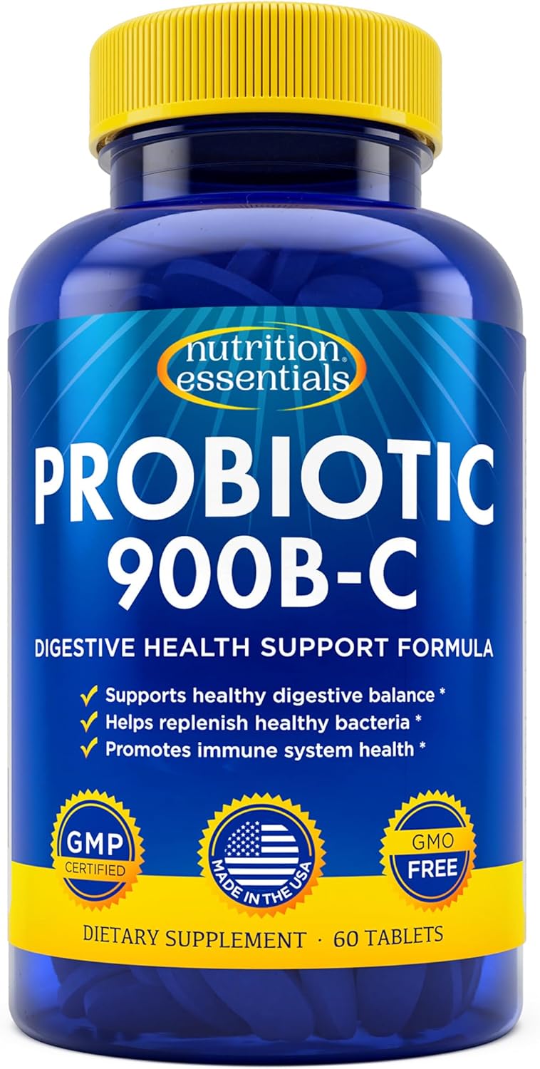 Probiotics for Women and Men – with Lactase Enzyme and Prebiotic Fiber for Digestive Health –