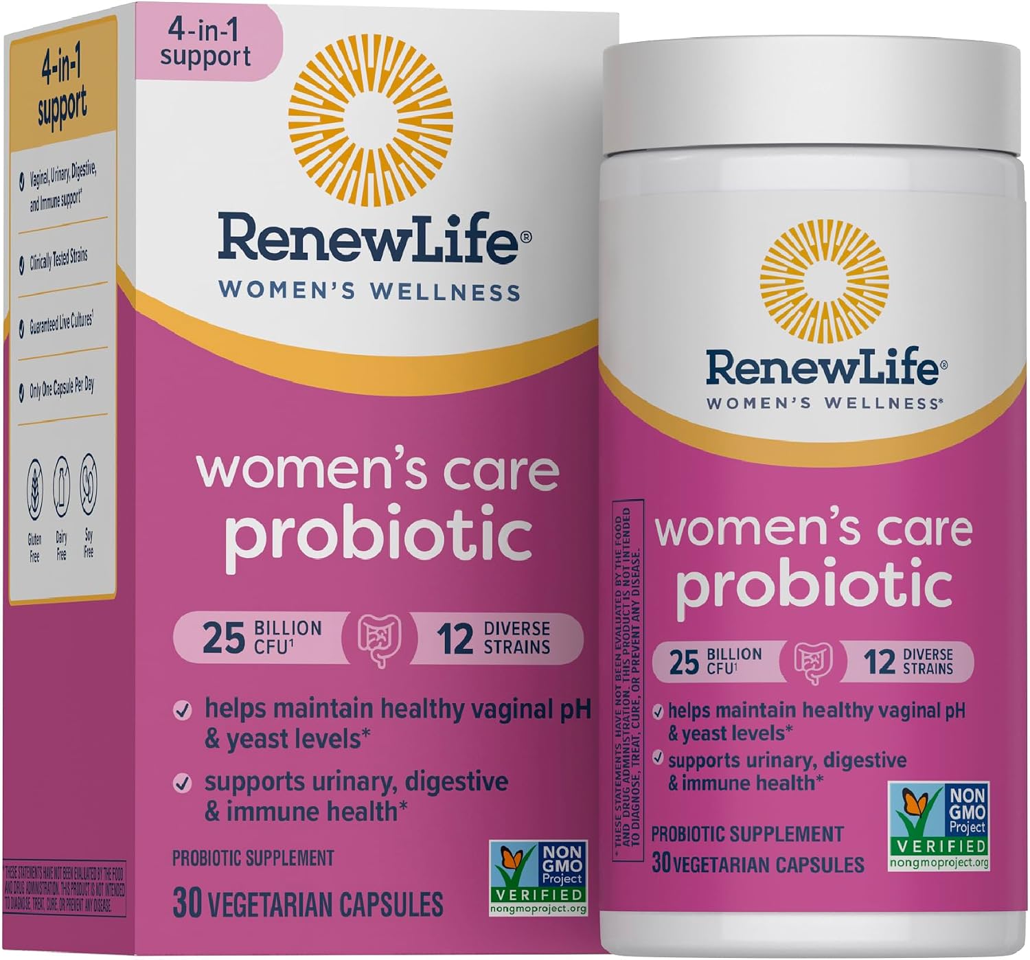 Renew Life Women’s Probiotic 25 Billion CFU | 30 Vegetarian Capsules