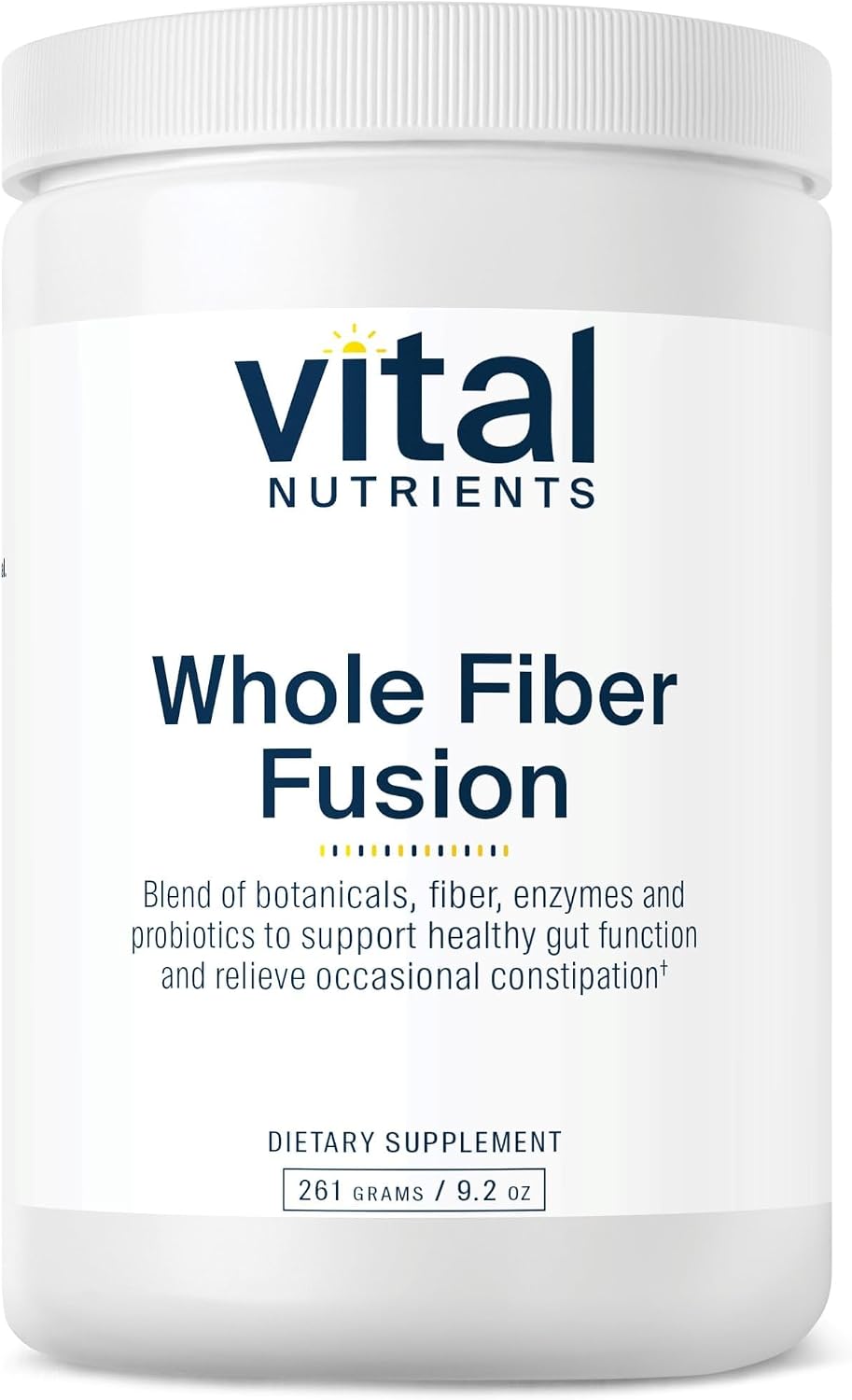 Vital Nutrients Whole Fiber Fusion Powder, 261g