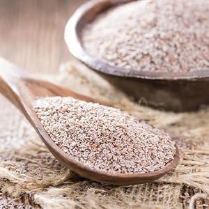 psyllium seeds fiber healthy happy spoon bowl grain good choice best smart