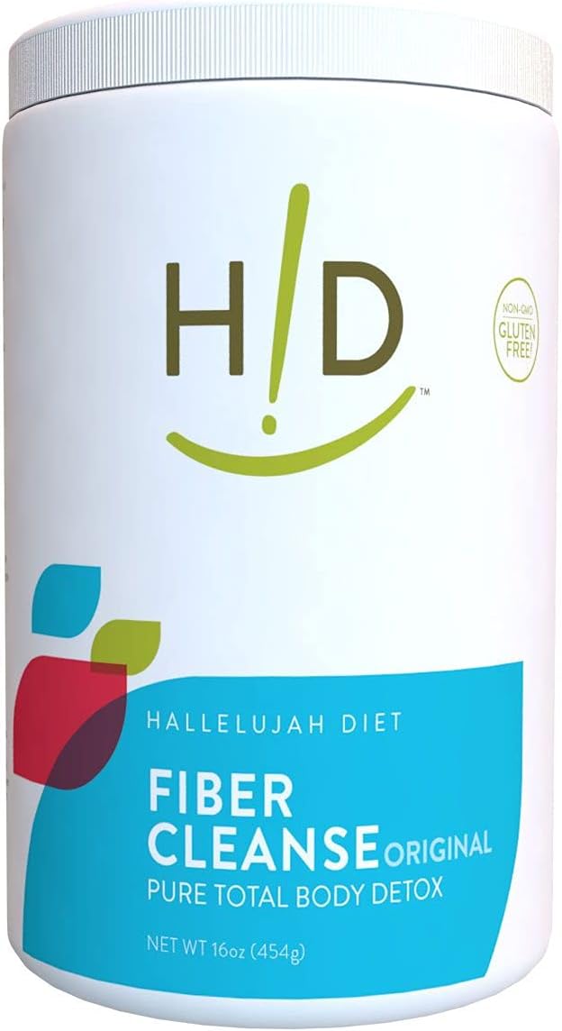 Hallelujah Diet – Fiber Cleanse Powder, Pure Powdered Detox Supplement for Dietary Support, Digestive