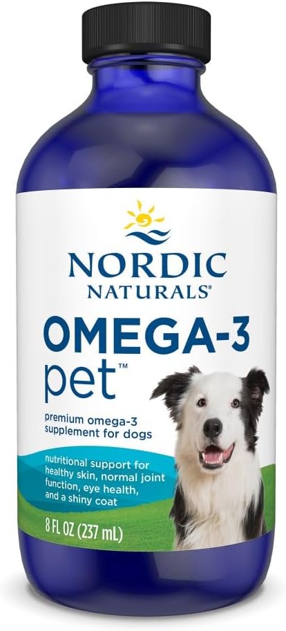 Nordic Naturals Omega-3 Pet, 1380mg Fish Oil for Dogs w/EPA DHA – 8oz