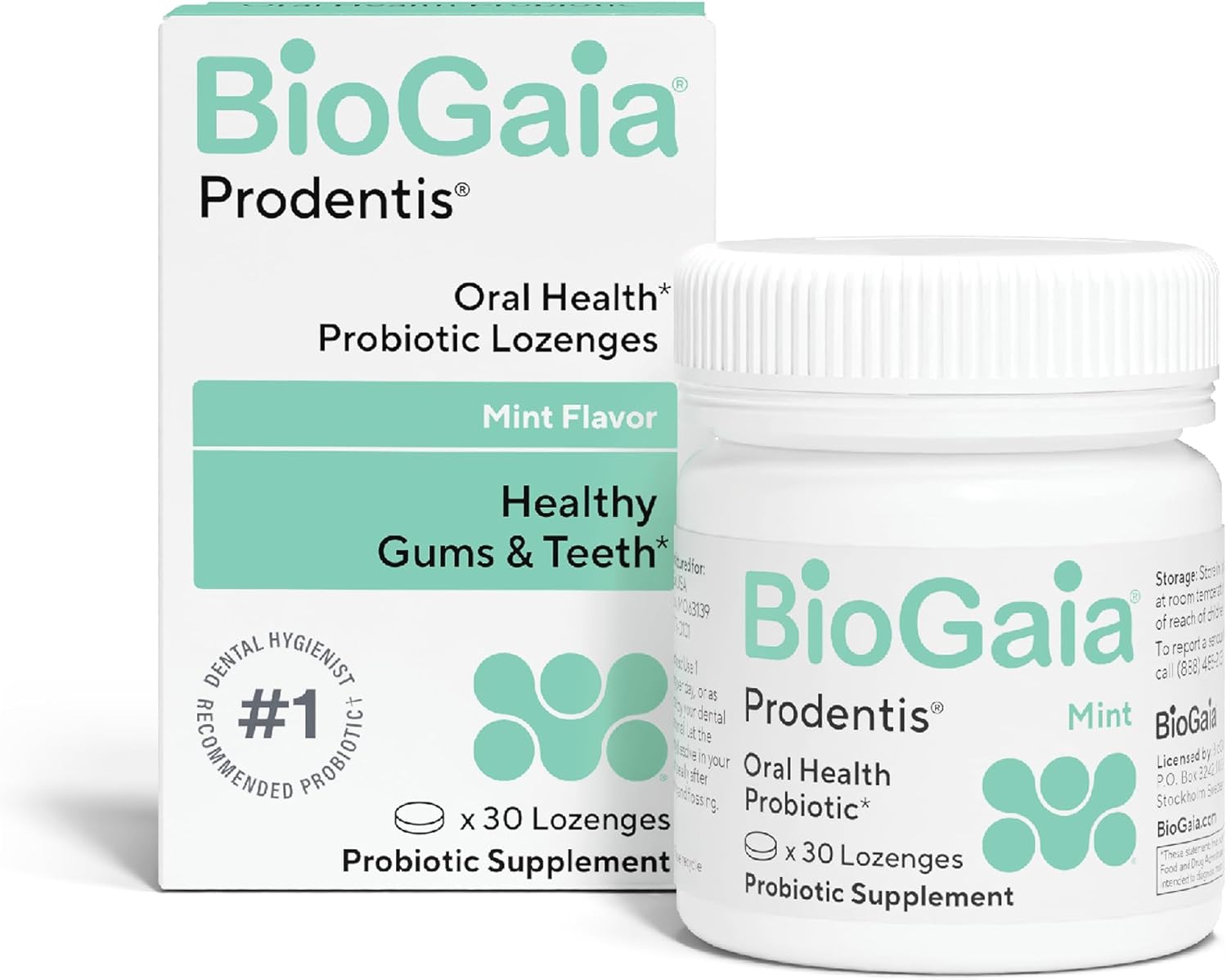 BioGaia Prodentis Oral Probiotics for Teeth & Gums and Bad Breath