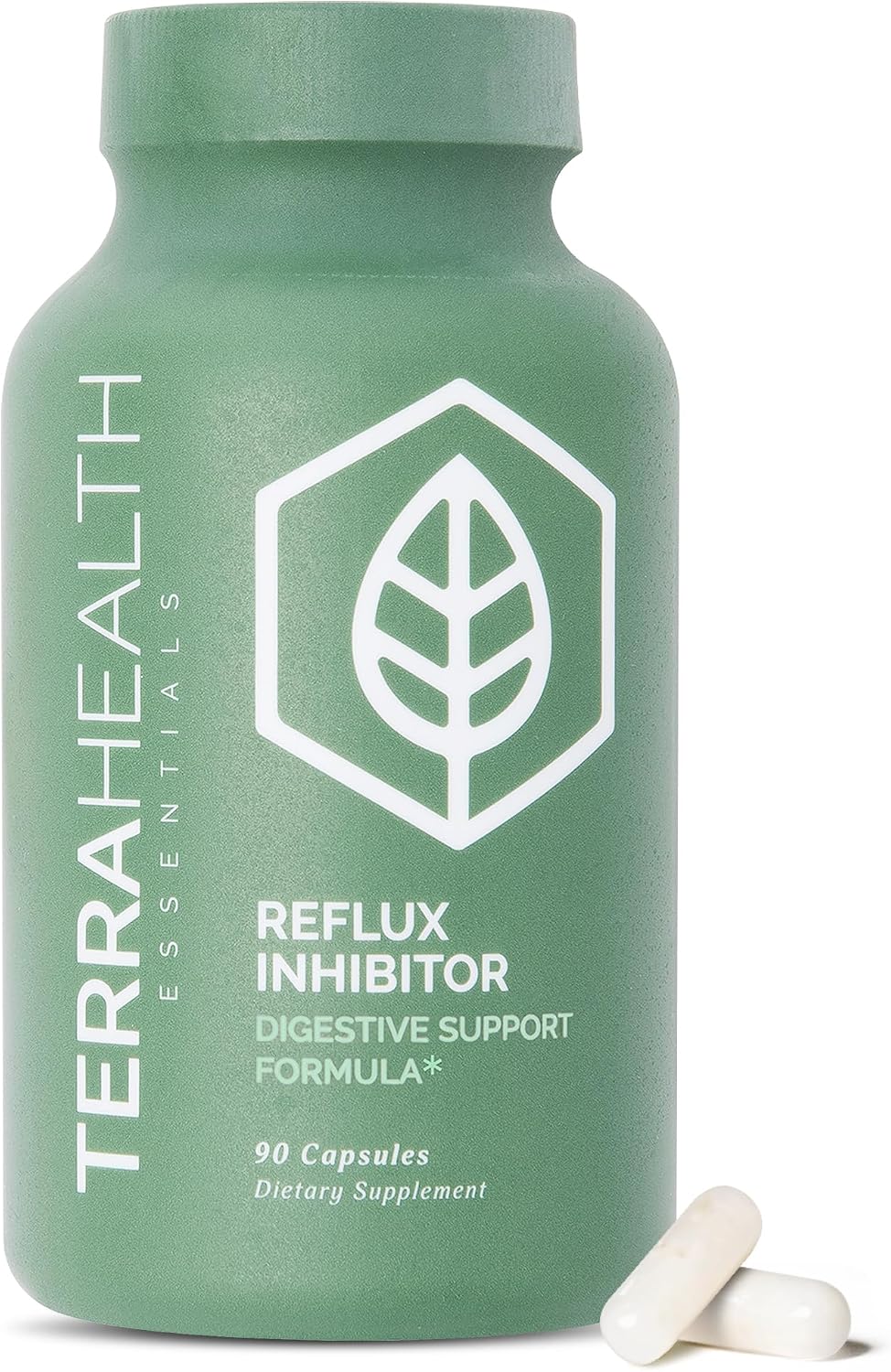 Terra Health Essentials Reflux Inhibitor Betaine HCl & Pepsin Supplement