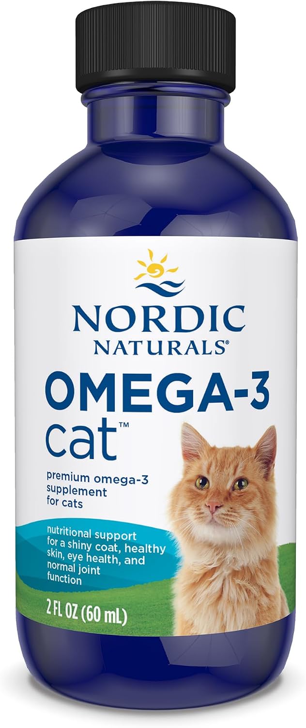 Nordic Naturals Omega-3 Fish Oil for Cats, w/EPA & DHA, Liquid – 2oz