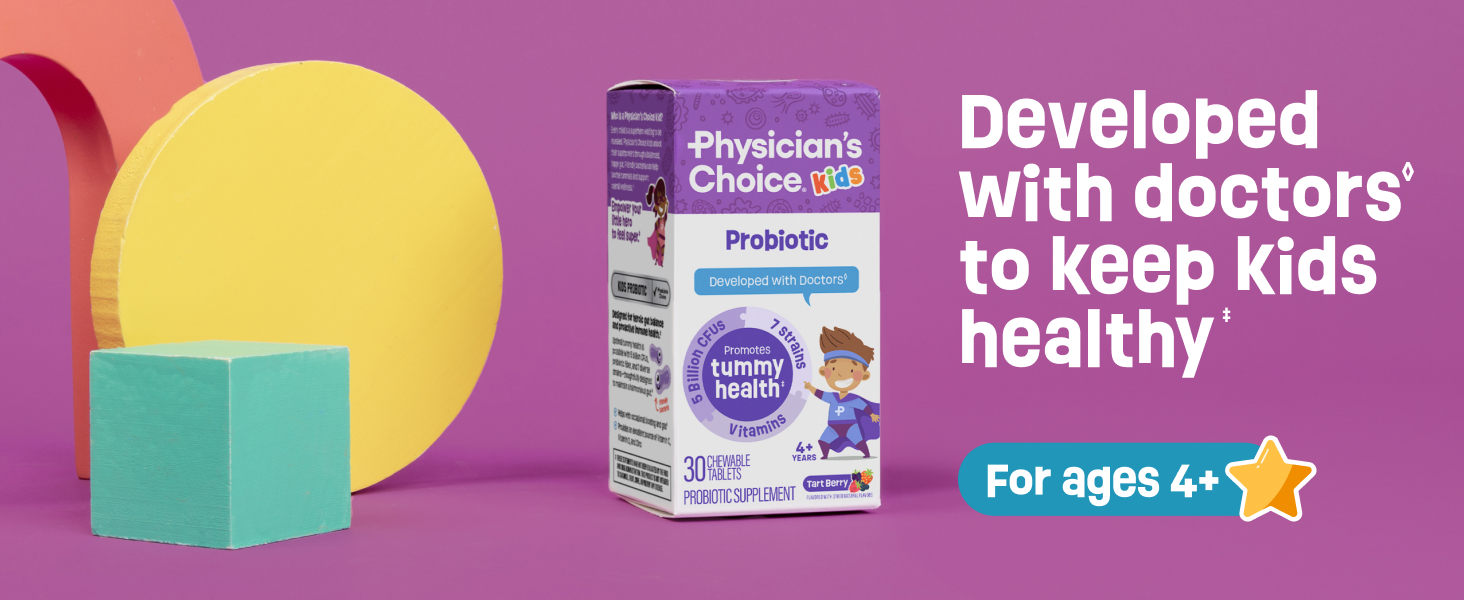 developed with doctors to keep kids healthy