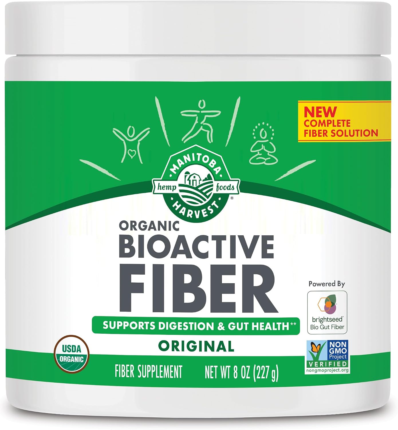 Manitoba Harvest, Fiber Bioactive Original Organic, 8 Ounce