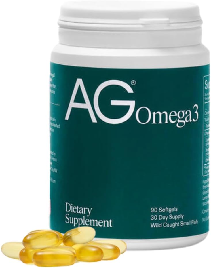 AG1 Omega 3 Fish Oil 2000mg EPA & DHA Supplement from Wild-Caught Fish | Athletic Greens Supplement,