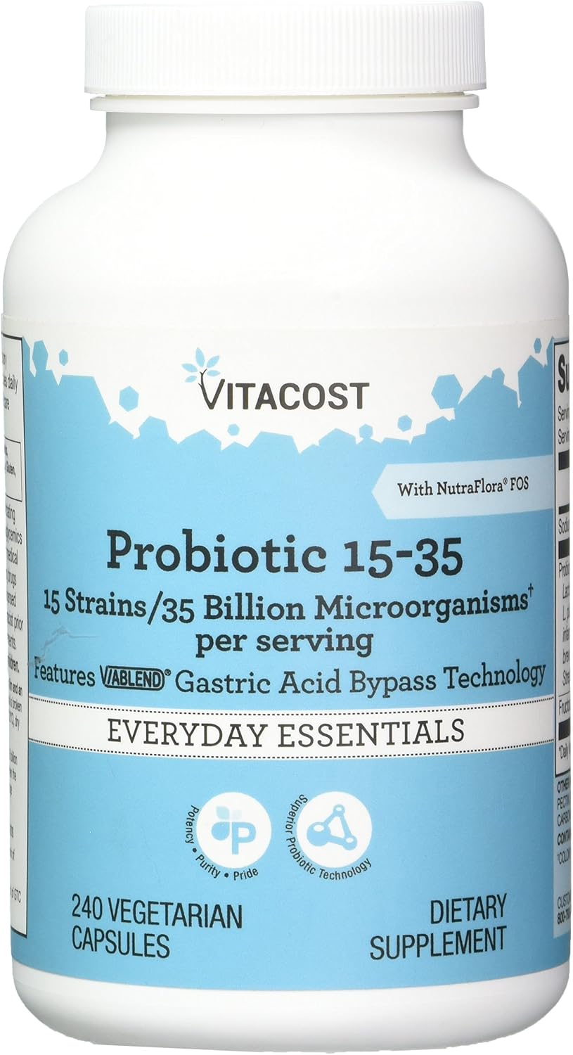 Vitacost Probiotic 15 – 35 Billion 240 Capsules