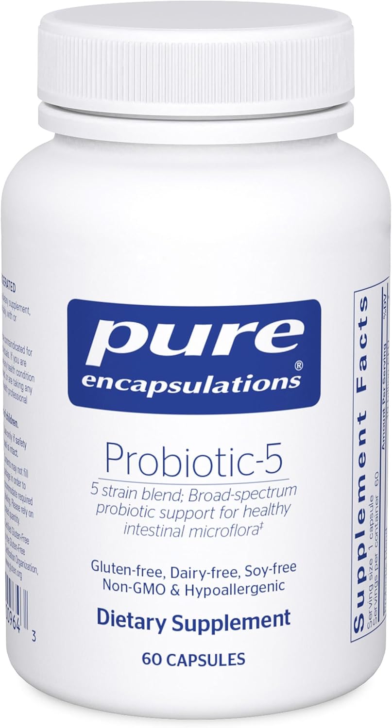 Pure Encapsulations Probiotic-5, 60 Capsules