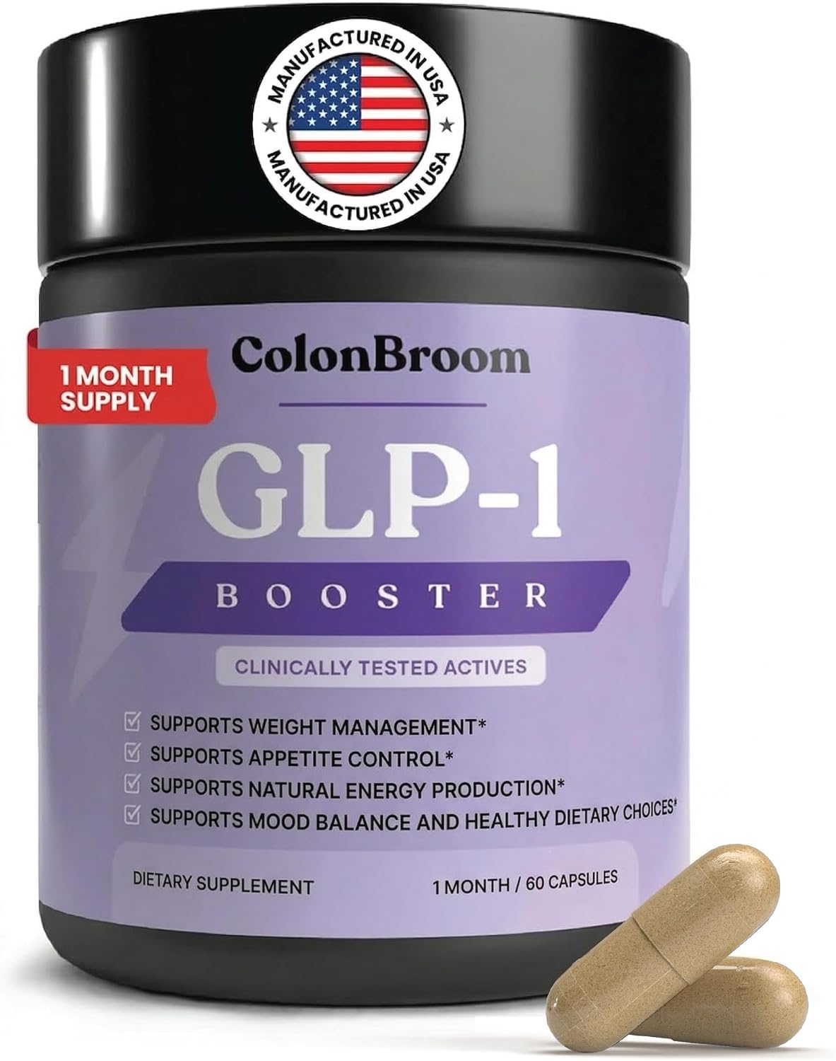 ColonBroom GLP-1 Weight Management, Appetite Control for Women & Men