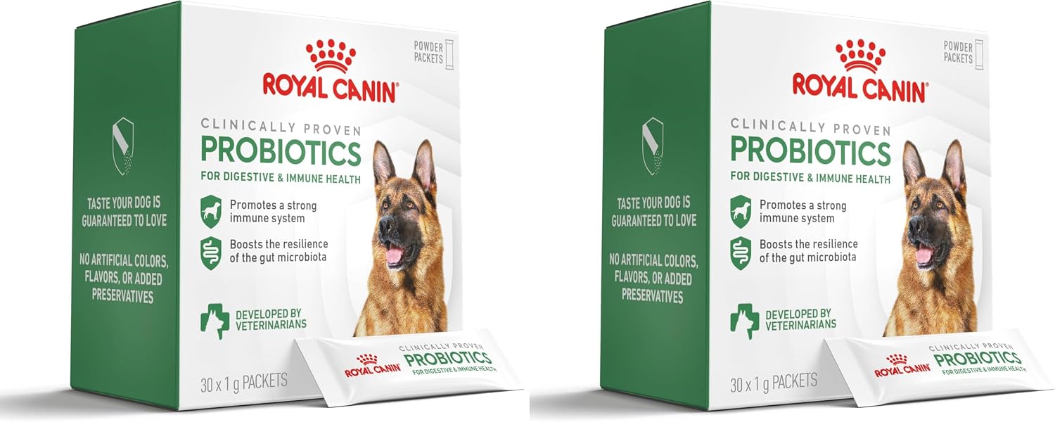 Royal Canin Probiotics for Dogs Digestive and Immune Health Powder Supplement for Dogs of All Ages, 30