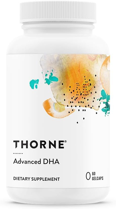 THORNE – Advanced DHA – Omega-3 Fish Oil Supplement with EPA & DHA in Triglyceride Form