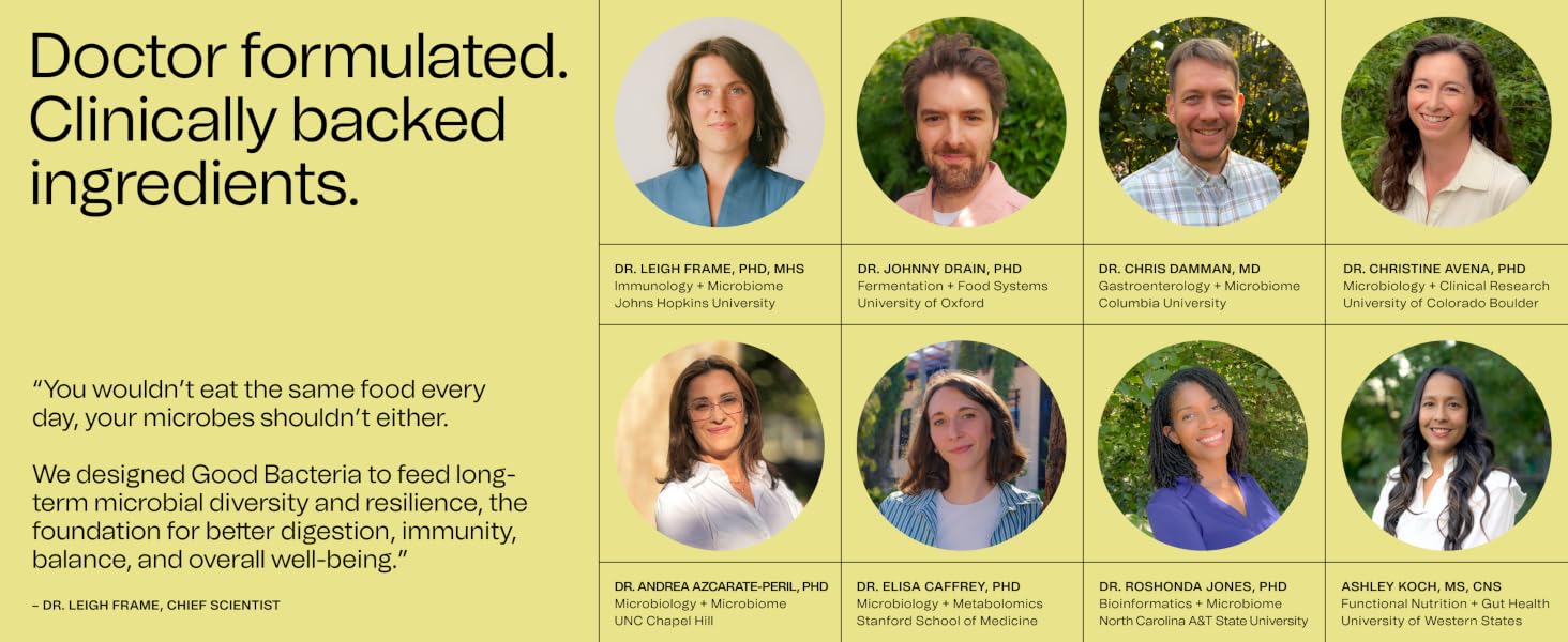 Good Bacteria scientific advisory board