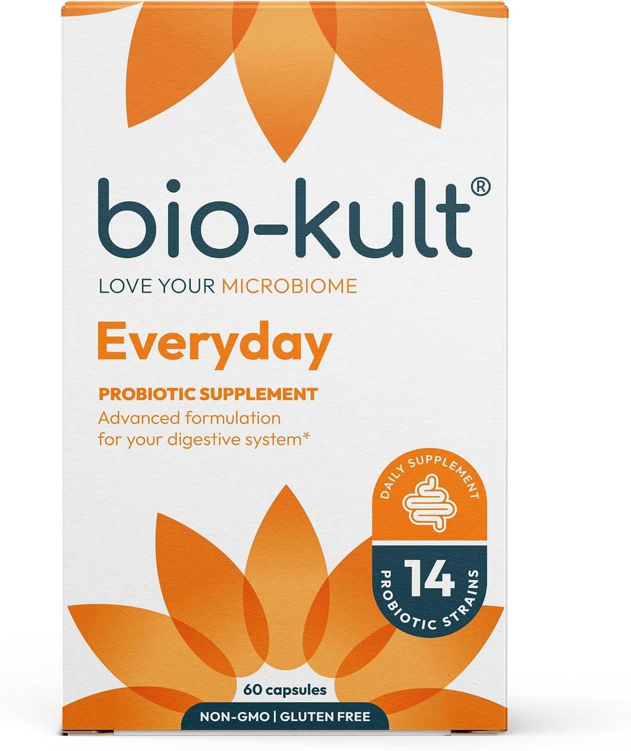 Bio-Kult Gut Health Probiotic Supplement, 14 Strains, Probiotics for Women & Men, Immune Support,