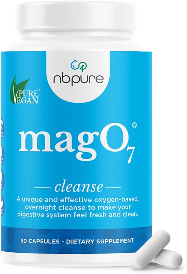 nbpure MagO7 – Natural Colon Cleanse & Detox | Occasional Constipation Relief, Stool Softening,