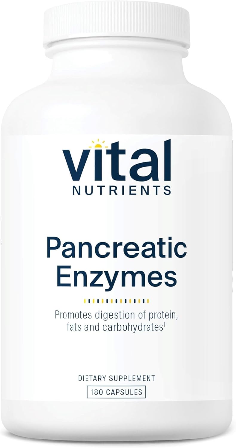 Vital Nutrients Pancreatic Enzymes 1,000mg, 180 Capsules