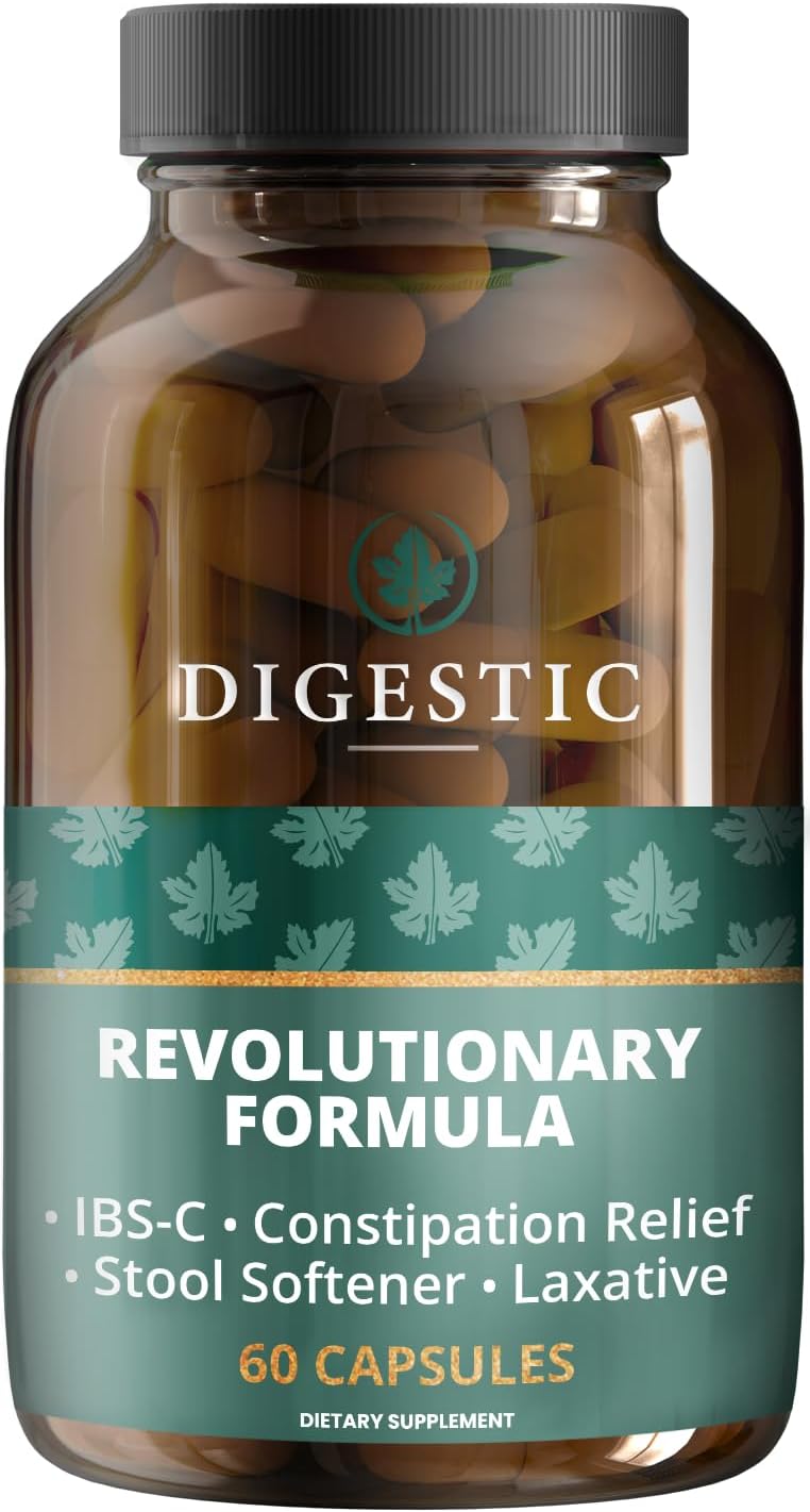 Digestic – Laxative for Constipation Relief, Stool Softener for IBS Severe and Strong Constipation