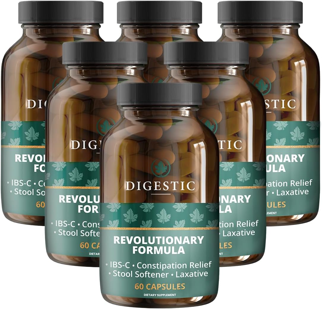 Digestic – Laxative for Constipation Relief, Stool Softener for IBS Severe and Strong Constipation