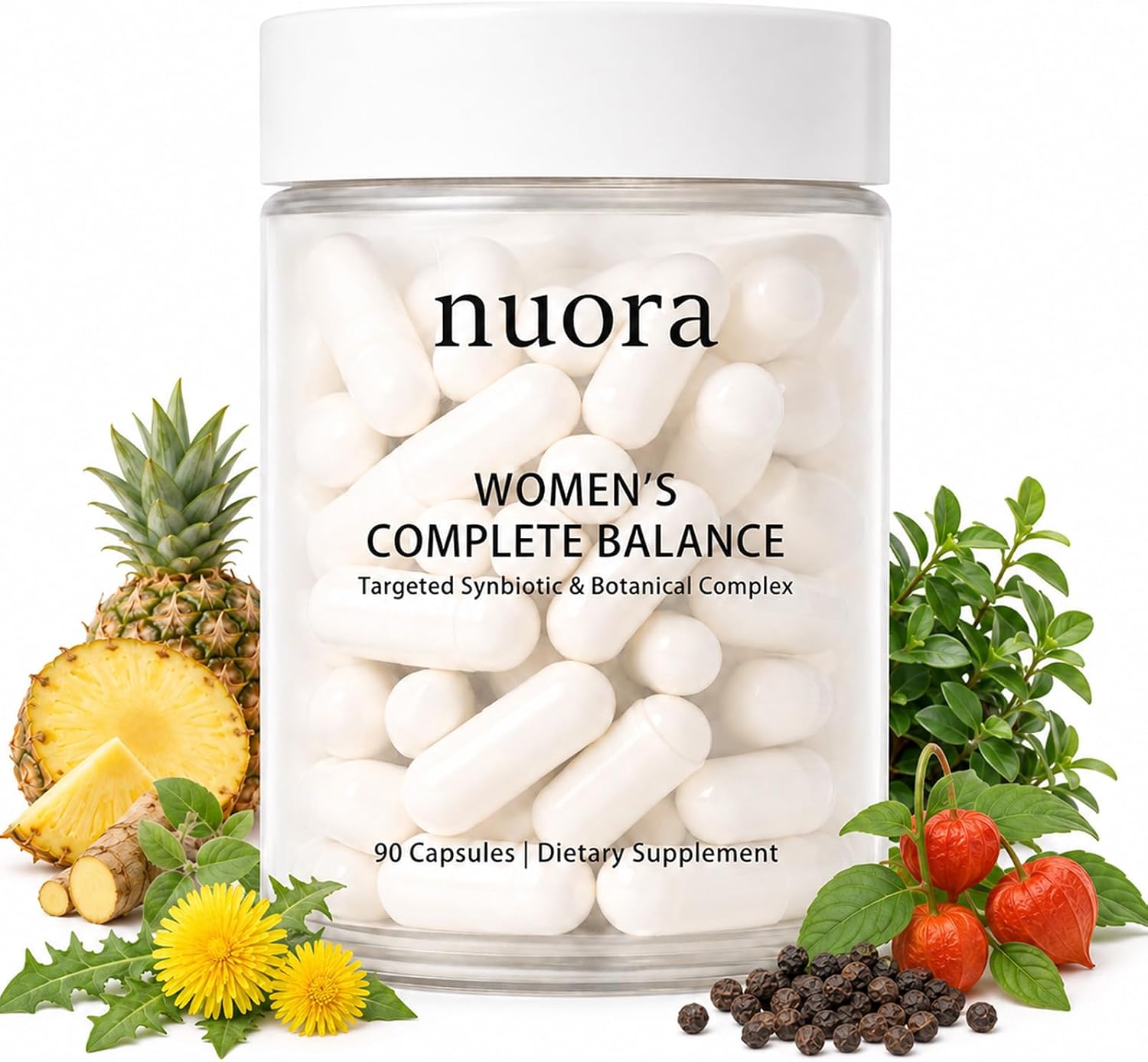 Nuora Biofilm Probiotic | Probiotics for Women – Gut Health Capsules 90ct