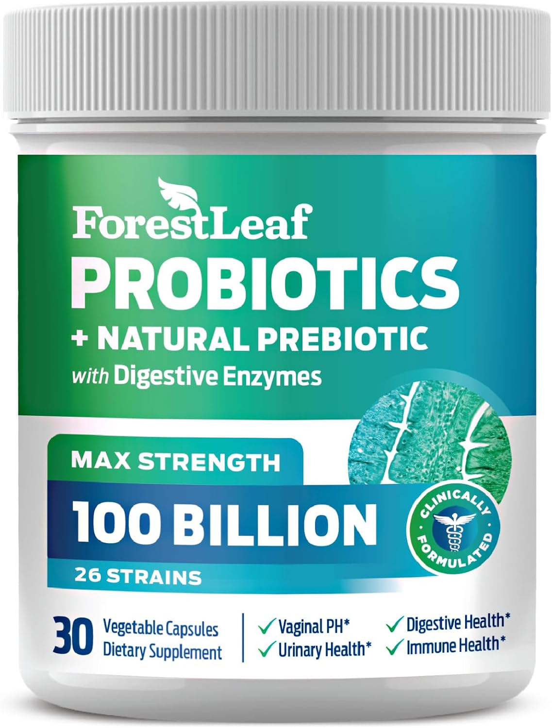 Probiotics for Men and Women, 100 Billion CFU, 26 Unique Strains, Men’s and Women’s Probiotic