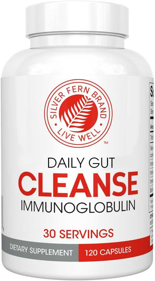 Silver Fern Cleanse – Daily Gut – 1 Bottle – 120 Capsules – 30 Day Supply
