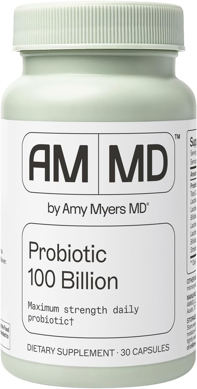 Amy Myers MD Probiotic 100 Billion, 30 Capsules