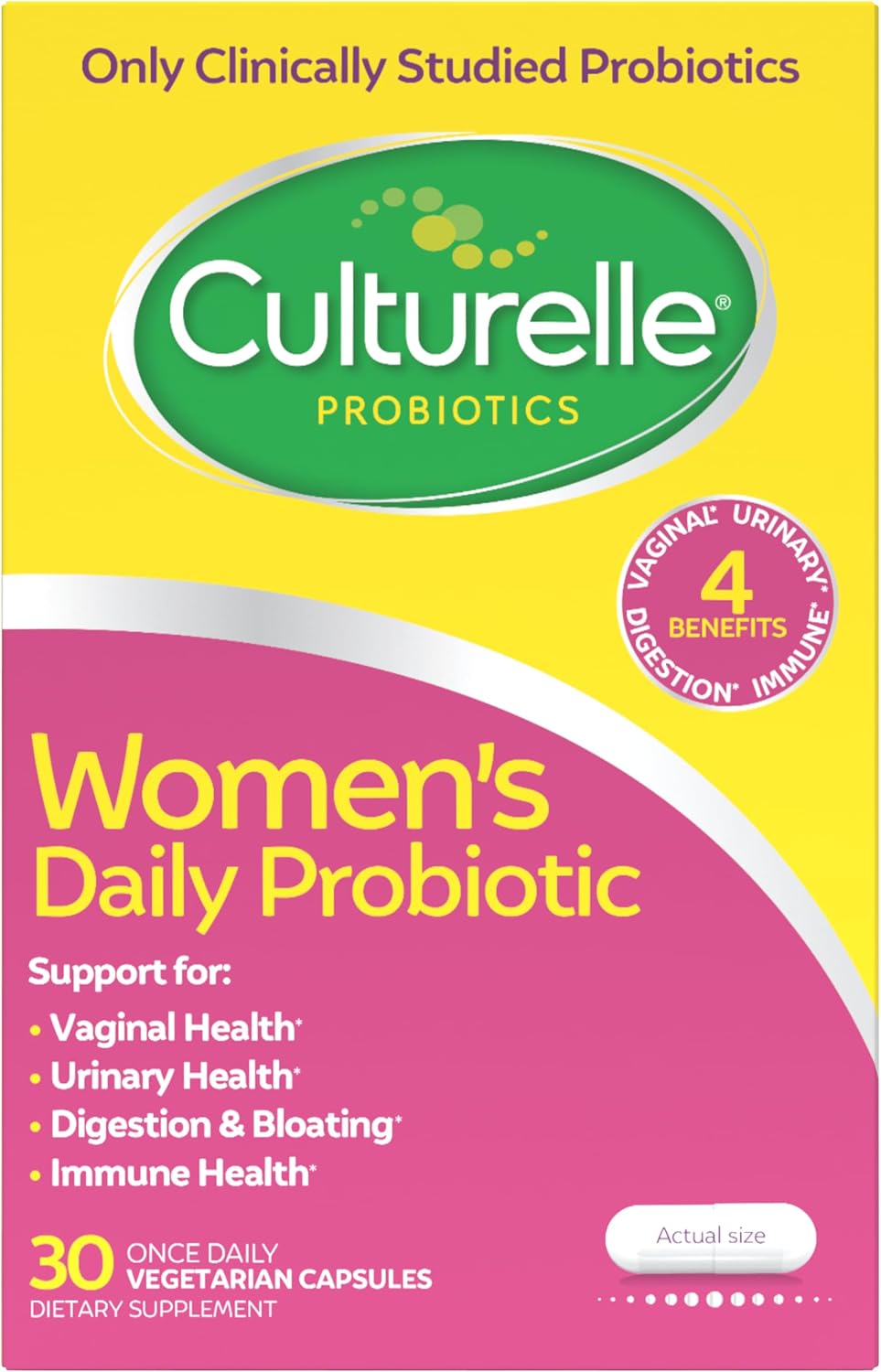 Culturelle Women’s Daily Probiotic 30 Capsules