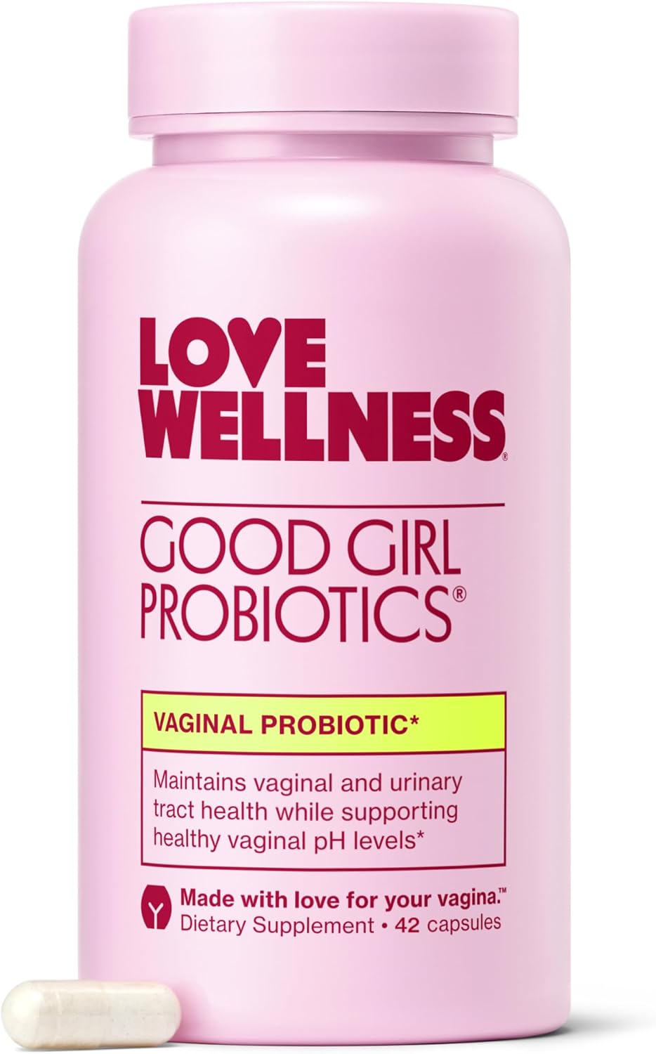 Love Wellness Good Girl Vaginal Probiotics | 9-Strain | 42-Day Supply