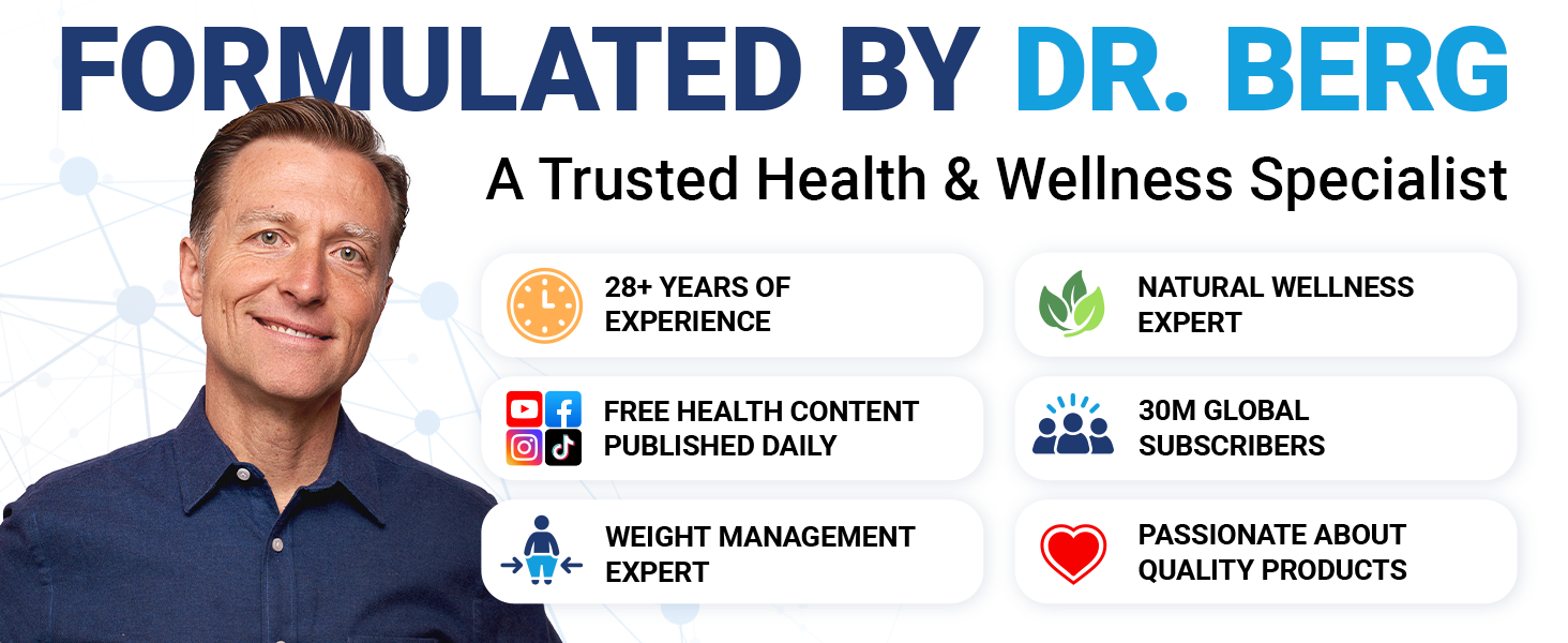 Dr. Berg 60 Billion Probiotic Supplement Premium A+ Content