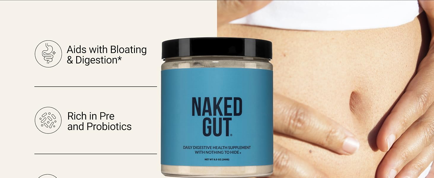 naked gut no added flavors no sweeteners