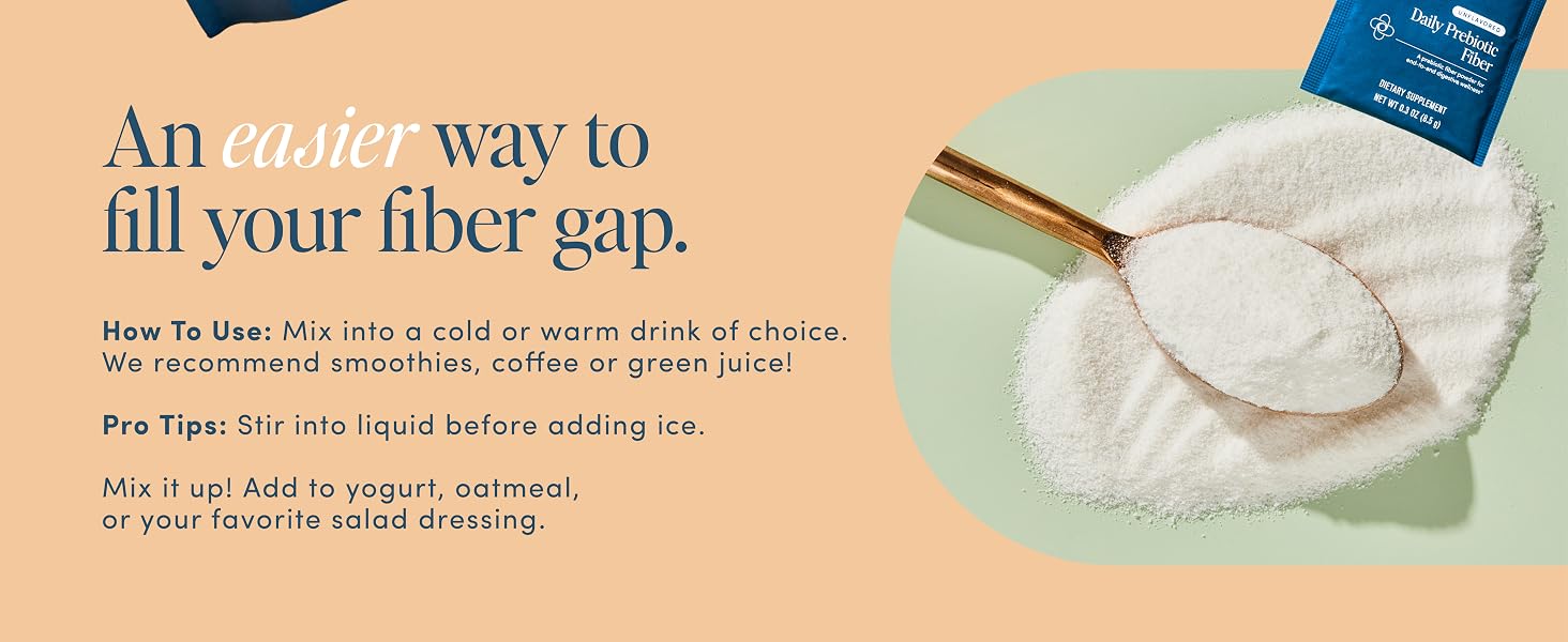 an easier way to fill your fiber gap