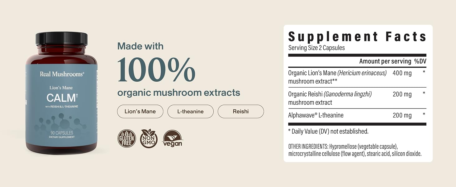 Real Mushrooms Lion's Mane Calm
